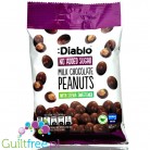 Diablo Milk Chocolate Peanut - nuts in chocolate without added sugar with stevia