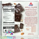 Atkins Meal Double Fudge Brownie  protein bar without maltitol, box of 5 bars