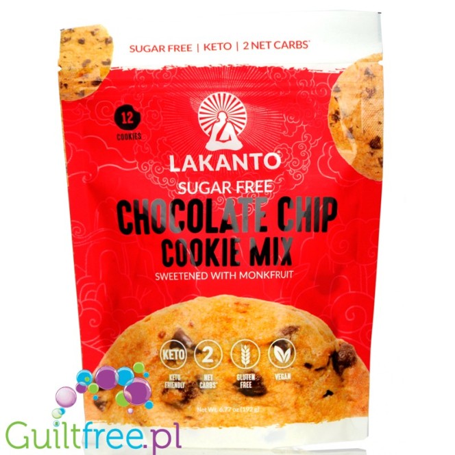 Lakanto Sugar Free Chocolate Chip Cookie Mix