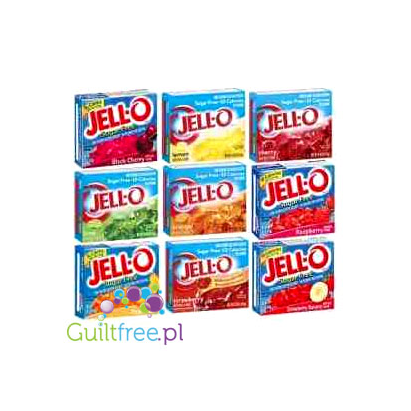 Jell-O low calorie gelatin dessert strawberry artificial flavor