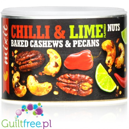 MixIt Chilli & Lime Nuts - baked pecans and cashews with lime and habanero