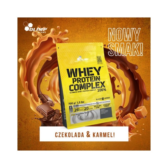 Olimp Whey Protein Complex 100% 0,7 kg bag Chocolate Caramel