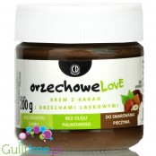 CD OrzechoweLove - krem kakaowy z orzechami laskowymi bez cukru i bez oleju palmowego