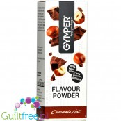 Gymper Flavor Powder Chocolate Nut - soluble flavoring sachets for desserts and sugar-free drinks