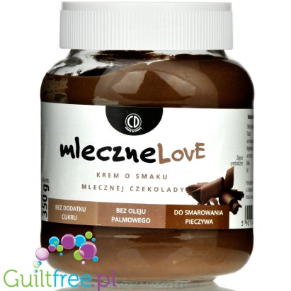 CD MleczneLove - krem mleczno-czekoladowy bez cukru i bez oleju palmowego