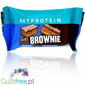 MyProtein Double Dough Brownie Chunky Chocolate - proteinowe ciastko z ciemną i mleczną czekoladą i karmelem