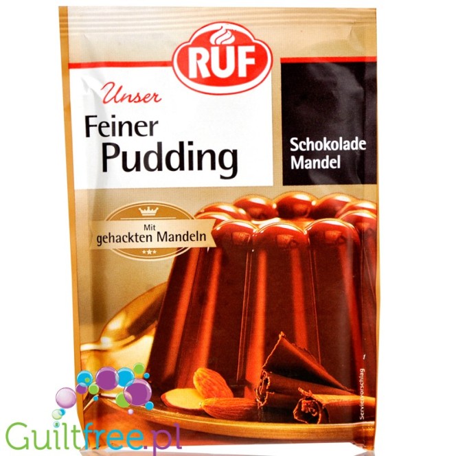 RUF Schokolade Mandel, sugar free Chocolate Almond pudding