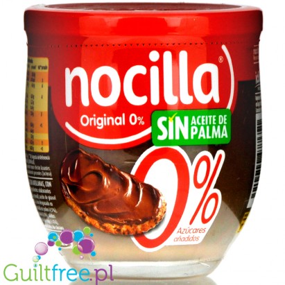 Nocilla Original 0% - hiszpański krem czekoladowo-laskowy bez dodatku cukru