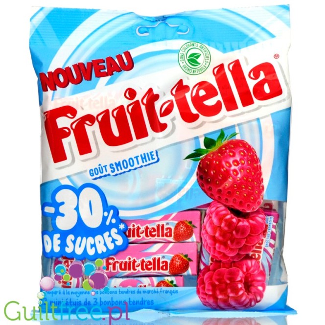 Fruittella -30% De Sucres Bonbon Tendre Goût Smoothie 144 G
