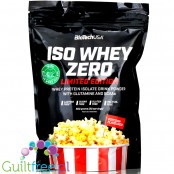 BioTech USA Iso Whey Zero Popcorn 0,5kg, lactose free, summer 2020 limited edition