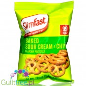 Slimfast Snack Bag Pretzel Sour Cream 23g