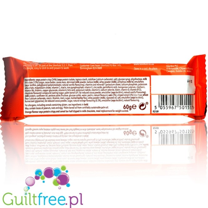 Slimfast Meal Replacement Bar Chocolate Orange 60g