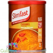 Slimfast Shake Powder Caramel 438g  - ketogeniczny szejk białkowy z MCT i kolagenem, smak karmelowy
