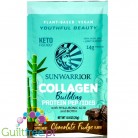 Sunwarrior Collagen Building Protein Peptides Sachets Chocolate Fudge, sachet 25g