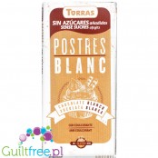 Torras Chocolata Blanca Fondant - biała czekolada bez dodatku cukru, blok cukierniczy 200g