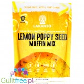 Lakanto Lemon Poppy Seed Muffin Mix - mieszanka do wypieku keto babeczek cytrynowych z makiem