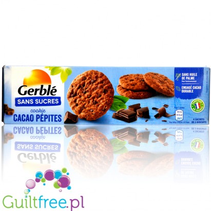 Gerblé Cookie Cacak Pépites - chocolate chip cocoa with no added sugar and no palm oil