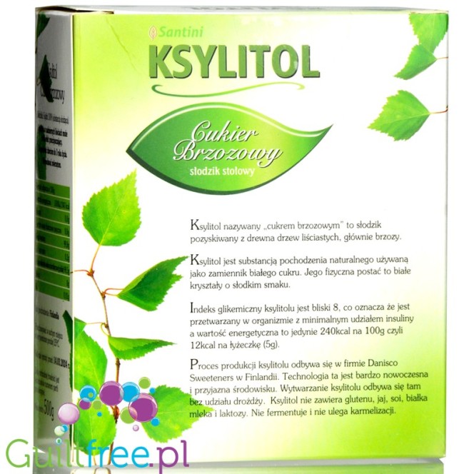 Santini xylitol natural birch sugar from Finland 0,5kg
