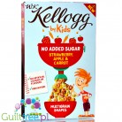 Kellogg by Kids No Added Sugar Strawberry, Apple & Carrot Multigrain Shapes Cereal 350g