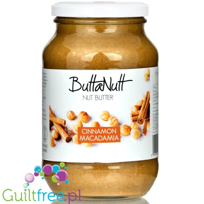 ButtaNut Cinnamon Macadamia 1KG - roasted nut butter from RPA