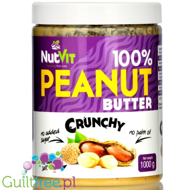 OstroVit NutVit smooth peanut butter 100% nuts 1kg