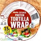 Body Attack Protein Tortilla Wraps - tortille 15g białka, 4 x 25cm