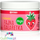 FitRec Fajna Galaretka Vege WIld Strawerry, vegan sugar-free jelly, 5kcal per serving