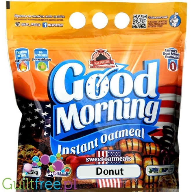 Max Protein Good Morning Instant Oatmeal 1,5 kg Donut