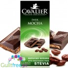 Cavalier Stevia Dark Chocolate Mocha - czekolada deserowa bez dodatku cukru z nadzieniem kawowym