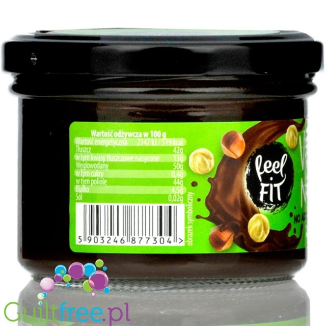 Feel FIT Veganela - vegan cocoa-nut cream without sugar