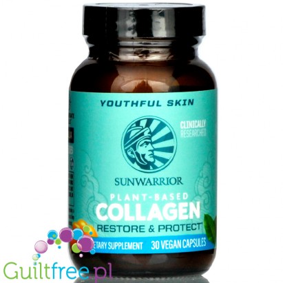 Sunwarrior Plant Based Collagen vegan capsules stimulating collagen production