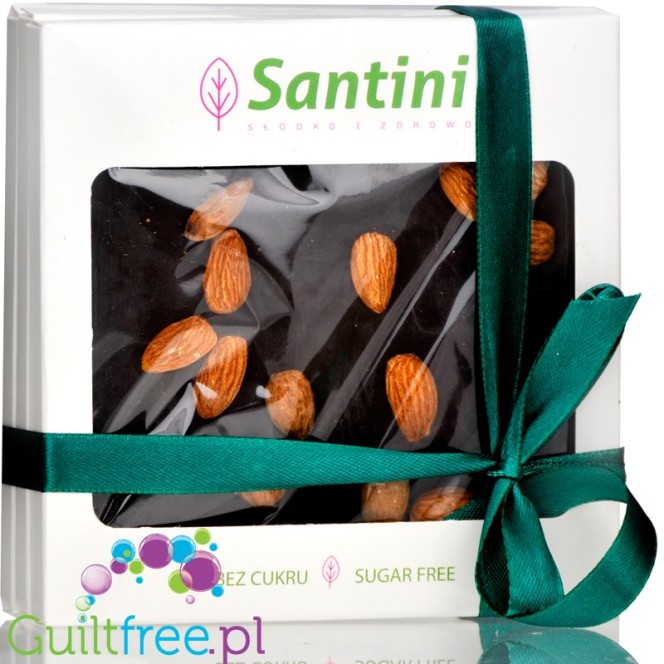 Santini Christmas Box - a gift set of 3 vegan sugar-free chocolates