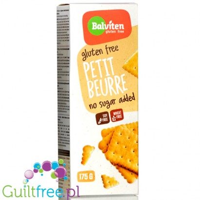 Balviten Petit Beurre - gluten-free butter cookies with no added sugar and no soy