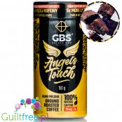 GBS Angel's Touch ground roasted flavored coffee with caffeine boost, Brownie