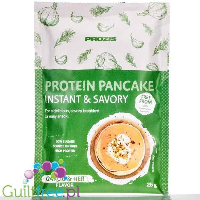Prozis Savory Protein Pancake Garlic & Herb, single instant sachet