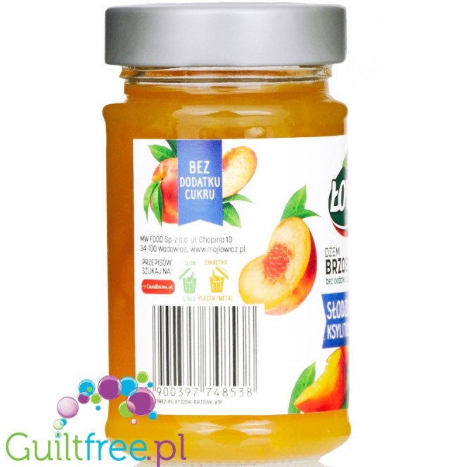 Łowicz sugar free apricot spread sweetened with xylitol