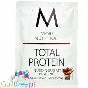 More Nutrition Total Protein ein Hazelnut-Nougat Praliné