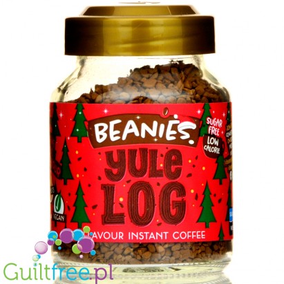 Beanies Yule Log instant flavored coffee 2kcal pe cup