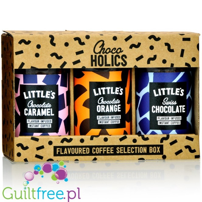 Little's Café ChocaHOLICS Selectoin Box - Flavour Infused Instant Coffee 3 x 50g