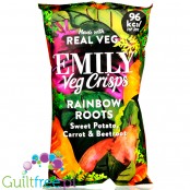 Emily Veg  Crisps Rainbow Roots XL - warzywne chipsy (marchewka, batat, burak)