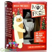 Moo Free Christmas Oscar the Bear - świąteczny Miś z wegańskiej bezglutenowej czekolady bez mleka