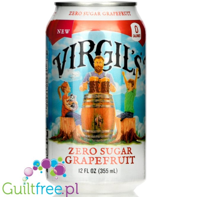 Virgil's Zero Sugar Free - Lemon Lime Soda 12oz (355ml)