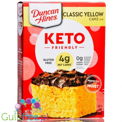 Duncan Hines Keto Friendly Classic Yellow Cake Mix
