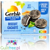 Gerblé Biscuit Cacaoté- cocoa cream sandwich cookies with no added sugar and no palm oil