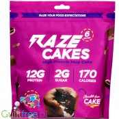 Raze Energy Raze Cakes Chocolate Lava Cake - proteinowa babeczka z kubeczka, smak Czekoladowe Brownie