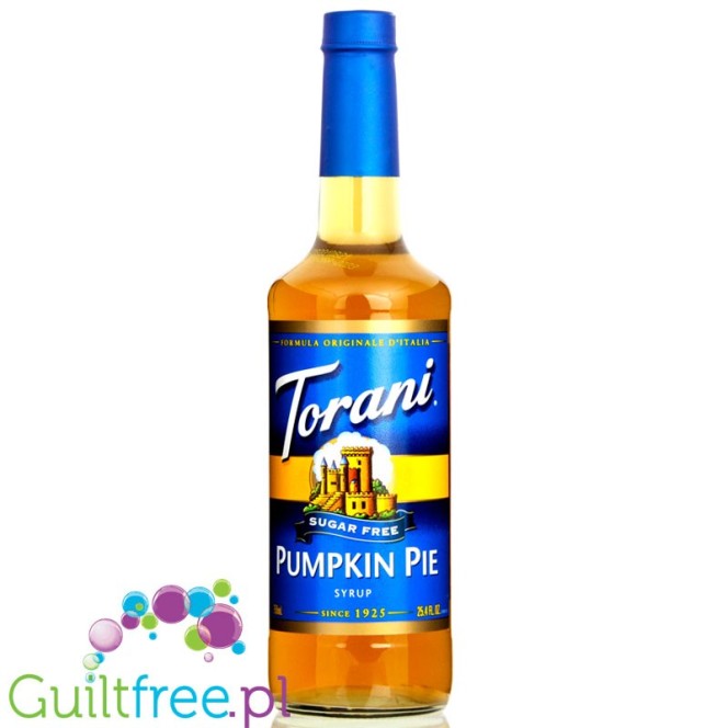 Torani Sugar Free Syrup, Pumpkin Pie 750 ml (25.4 oz)