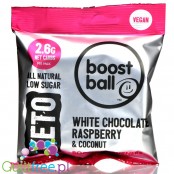 Boostball Burners Keto Raspberry, White Choc & Coconut