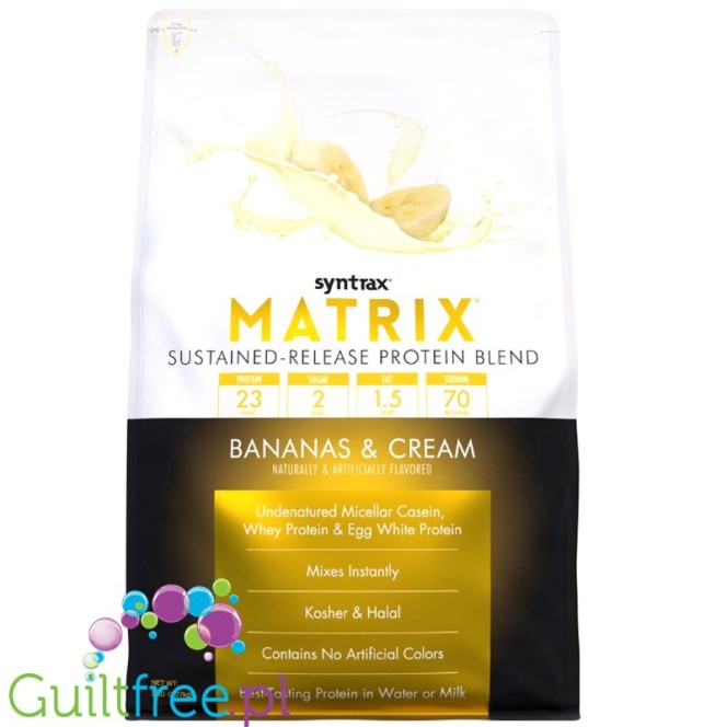 Syntrax Matrix 5.0 Bananas & Cream 2,27kg - odżywka 3 frakcje białek