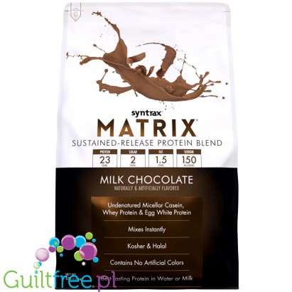 Syntrax Matrix 5.0 Milk Chocolate 2,27kg - odżywka 3 frakcje białek