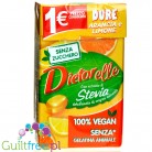Dietorelle Stevia Arancia & Limone - vegan, gluten  sugar free candies with fruity filling, Orange & Lemon